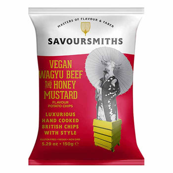 Savoursmiths - Vegan Wagyu Beef & Honey Mustard Potato Chips, 5.29oz