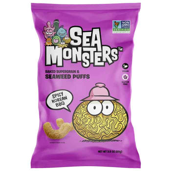 Sea Monsters Seaweed Puffs, 3.5oz | Multiple Flavors