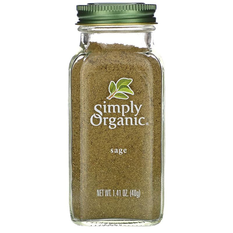 Simply Organic - Organic Ground Sage, 1.41oz