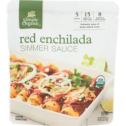 Simply Organic - Red Enchilada Simmer Sauce, 8oz