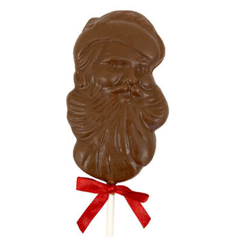 Sjaak's - Santa Lollipop Melk Chocolate, 1.3oz