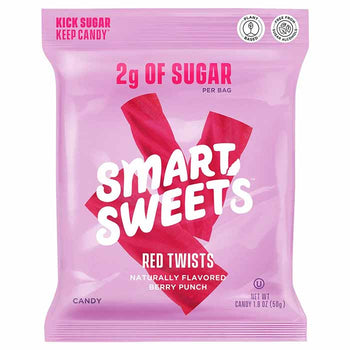 SmartSweets - Red Twists, 1.8oz