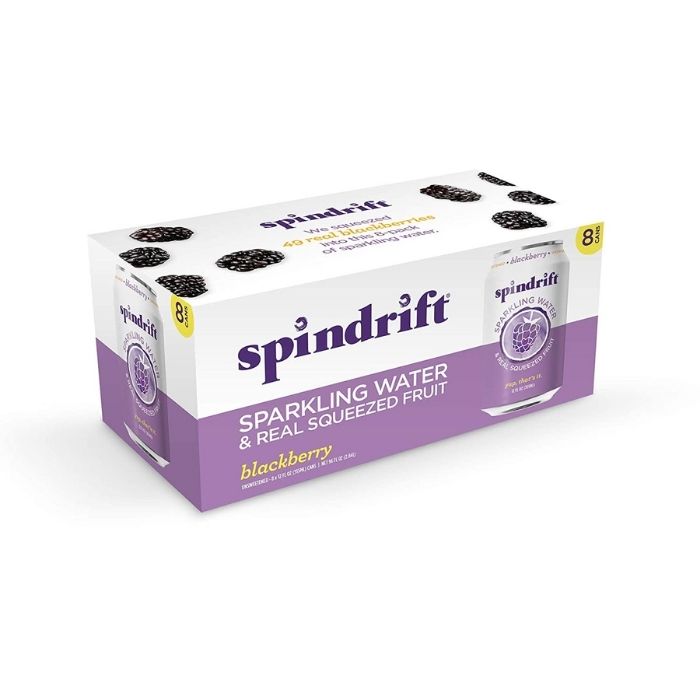 Spindrift - Fruit-Flavored Sparkling Water, 8-Pack | Multiple Flavors