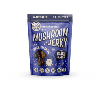 Munchrooms Mushroom Jerky - Cracked Black Pepper