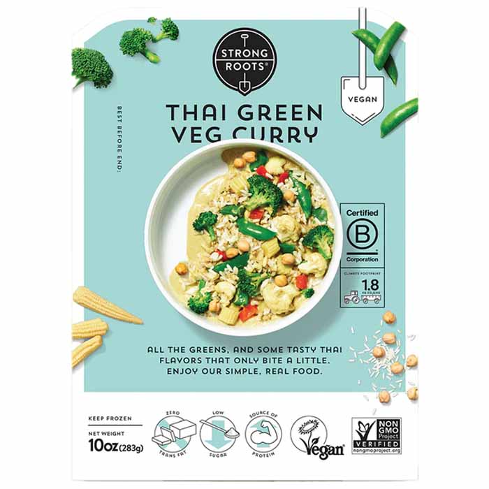 Strong Roots - Thai Green Veg Curry, 10oz