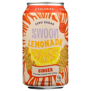 Swoon - Zero Sugar Ginger Lemonade, 12fl oz