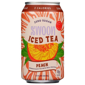 Swoon - Zero Sugar Peach Iced Tea, 12fl oz