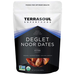 Terrasoul Superfoods - Organic Deglet Dates, Pitted, 32oz
