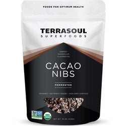 Terrasoul Superfoods - Organic Raw Cacao Nibs, 16oz
