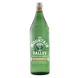 The Mountain Valley - White Peach Sparkling Water In Glass, 33.8 fl oz