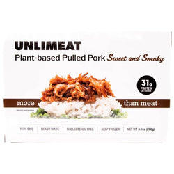 Unlimeat - Pulled Pork Sweet & Smokey, 9.2oz