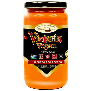 Victoria Vegan - Alfredo Red Pepper Sauce, 18 oz