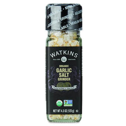 Watkins - Organic Garlic Salt Grinder, 4.3oz