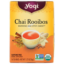 Yogi Tea - Chai Rooibos, 16 Bags, 1.1oz