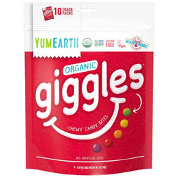 Yum Earth - Giggles Organic Chewy Candy Bites | Multiple Size