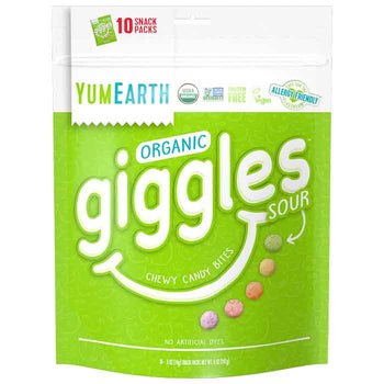 Yum Earth - Sour Giggles Organic Chewy Candy Bites, 5oz
