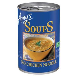 Amy's - No Chicken Low Fat Noodle Soup, 14.1oz