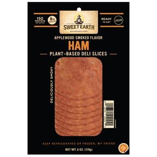 Applewood Smoked Plant-Based Ham Slices by Sweet Earth