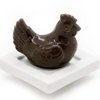 Clucking Kathy Organic Caramel-Filled Chocolate by Divine Treasures