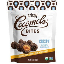 Crispy Cocomel Bites Organic Chocolate Covered Caramels