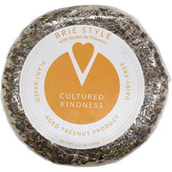 Cultured Kindness Aged Cashew Cheese - Brie style with Herbs de Provence