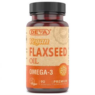 DEVA Organic Flax Seed Oil Capsules