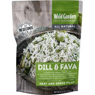 Dill & Fava Heat and Serve Pilaf by Wild Garden