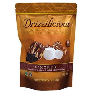 Drizzilicous S'mores Bites Mini Rice Cakes with Dark Chocolatey Drizzle