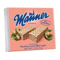 Hazelnut Cream Filled Wafers by Manner