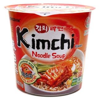 Kimchi Noodle Soup Cups by Nongshim