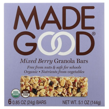 Madegood - Mixed Berry Granola Bars, 5.1oz
