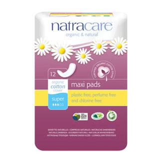 Natracare Natural Cotton Sanitary Pads - Super