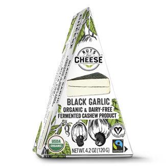 Nuts for Cheese Organic Black Garlic Wedge