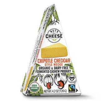 Nuts for Cheese Organic Chipotle Cheddar Wedge