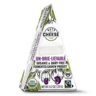 Nuts for Cheese Organic Un-Brie-Lievable Wedge