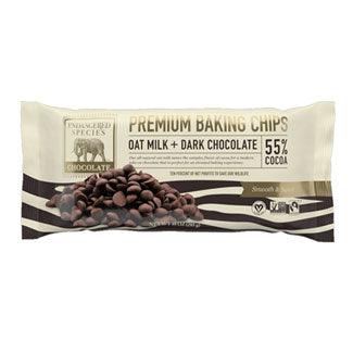 Oat Milk + Dark Chocolate Premium Baking Chips by Endangered Species Chocolate