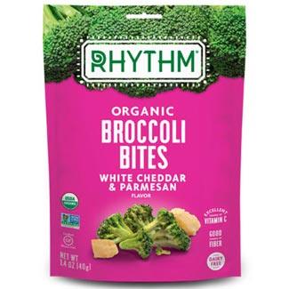 Organic Broccoli Bites by Rhythm Superfoods - White Cheddar & Parmesan