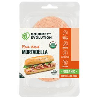 Organic Plant-Based Mortadella by Gourmet Evolution