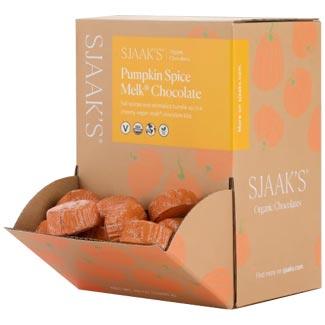 Organic Pumpkin Spice Caramel Chocolate Bites by Sjaak's Organics