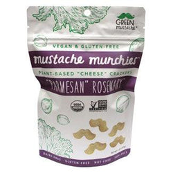 Parmesan Rosemary Organic Baked Cheesy Crackers by Mustache Munchies - 4 oz. bag