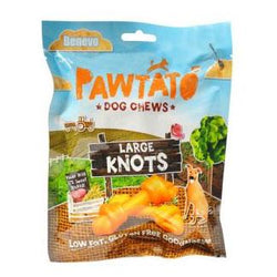 Pawtato Knots Dog Treats by Benevo - Large