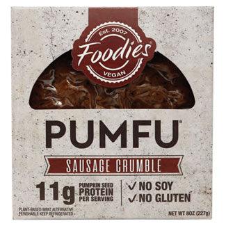 Pumfu Sausage Crumbles by Foodies Vegan
