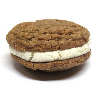 Pumpkin Pie Cookie Cream Sandwiches by Bit Baking Co.