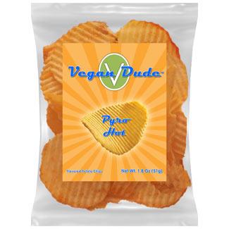 Vegan Dude Foods - Pyro Hot Spicy Vegan Potato Chips