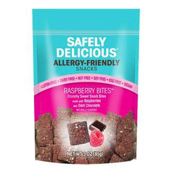 Raspberry Chocolatey Bites by Safely Delicious