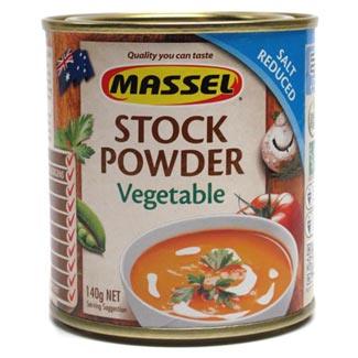 Salt Reduced Stock Powder by Massel - Vegetable