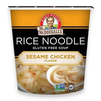 Sesame Chicken Rice Noodle Soup Cup by Dr. McDougall's