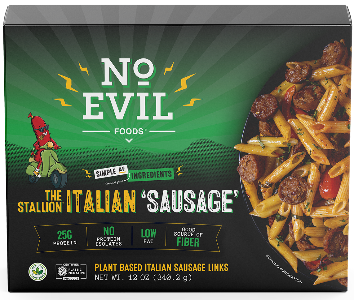 The Stallion Artisan Italian Sausage by No Evil Foods