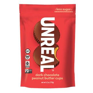 Unreal Dark Chocolate Peanut Butter Cups - 4.2oz