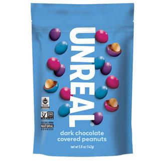 Unreal Dark Chocolate Peanut Gems - 5 oz. Large Bag